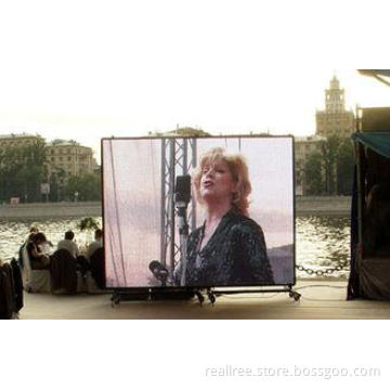 TV Studio Outdoor Rental LED Display / Led Video screen DIP
